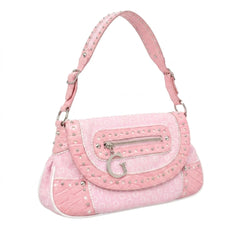 Guess Handtasche Y2K Pink Damen Baumwolle, Kunstleder – Vorderansicht