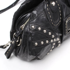 Guess Handtasche Y2K Schwarz Damen Kunstleder – Nahaufnahme-3
