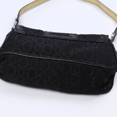 Guess Handtasche Y2K Schwarz Gold Damen Kunstleder – Nahaufnahme-3