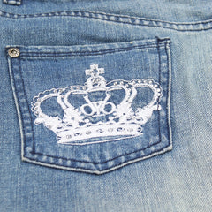 Juicy Couture Rock Y2K Blau Damen Baumwolle – Nahaufnahme-1