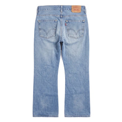 Levi’s Jeans Bootcut Hellblau Blau Herren Baumwolle – Rückseite