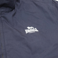 Lonsdale Jacke Casual Marineblau Rot Herren Baumwolle – Nahaufnahme-1