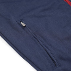 Nike Trackjacket Fußballverein Marineblau Rot Herren Polyester – Nahaufnahme-3