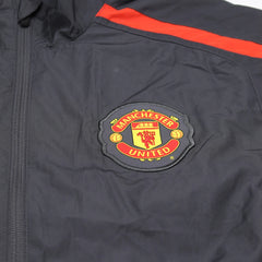 Nike Trackjacket Fußballverein Schwarz Rot Herren Polyester – Nahaufnahme-2