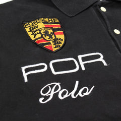 Porsche Polo Chief Keef Schwarz Herren Baumwolle – Nahaufnahme-1
