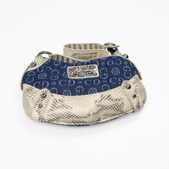 Gussaci Vintage Hobo Bag Vintage Dark Denim
