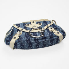 Gussaci Vintage Baguette Bag Vintage Light Denim