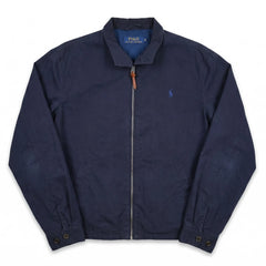 Ralph Lauren Jacke Casual Marineblau Herren Baumwolle – Vorderansicht