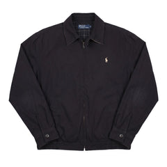 Ralph Lauren Jacke Casual Schwarz Herren Baumwolle – Vorderansicht
