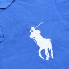 Ralph Lauren Polo Chief Keef Blau Weiß Herren Baumwolle – Nahaufnahme-2