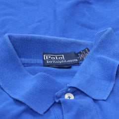 Ralph Lauren Polo Chief Keef Blau Weiß Herren Baumwolle – Nahaufnahme-3