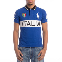 Ralph Lauren Polo Chief Keef Blau Weiß Herren Baumwolle – Tragefoto_1