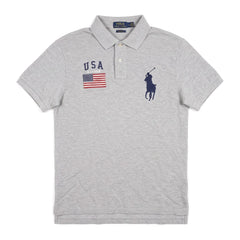 Ralph Lauren Polo Chief Keef Grau Herren Baumwolle – Vorderansicht