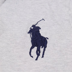 Ralph Lauren Polo Chief Keef Grau Marineblau Herren Baumwolle – Nahaufnahme-2