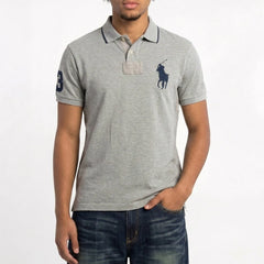 Ralph Lauren Polo Chief Keef Grau Marineblau Herren Baumwolle