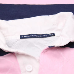 Ralph Lauren Polo Chief Keef Marineblau Pink Damen Baumwolle – Nahaufnahme-2