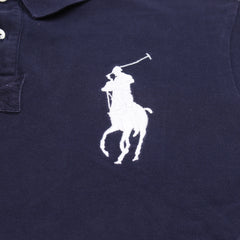 Ralph Lauren Polo Chief Keef Marineblau Weiß Herren Baumwolle – Nahaufnahme-1