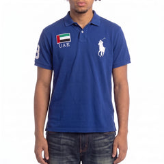 Ralph Lauren Polo Chief Keef Marineblau Weiß Herren Baumwolle – Tragefoto_1