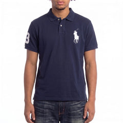 Ralph Lauren Polo Chief Keef Marineblau Weiß Herren Baumwolle – Tragefoto_1