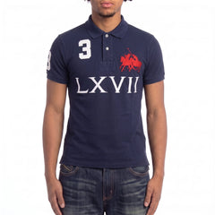 Ralph Lauren Polo Chief Keef Marineblau Weiß Herren Baumwolle – Tragefoto_1