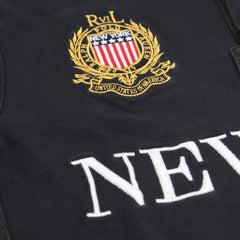 Ralph Lauren Polo Chief Keef Schwarz Weiß Herren Baumwolle – Nahaufnahme-1