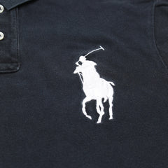 Ralph Lauren Polo Chief Keef Schwarz Weiß Herren Baumwolle – Nahaufnahme-1