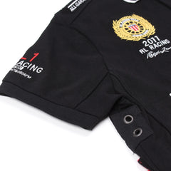 Ralph Lauren Polo Chief Keef Schwarz Weiß Herren Baumwolle – Nahaufnahme-3