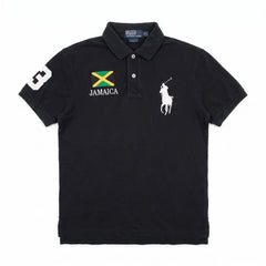 Ralph Lauren Polo Chief Keef Schwarz Weiß Herren Baumwolle – Vorderansicht