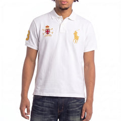 Ralph Lauren Polo Chief Keef Weiß Gold Herren Baumwolle – Tragefoto_1