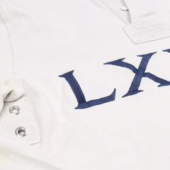Ralph Lauren Polo Chief Keef Weiß Marineblau Herren Baumwolle – Nahaufnahme-1