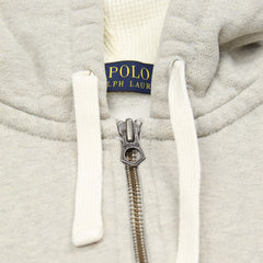 Ralph Lauren Zipper Pasha Grau Creme Herren Baumwolle – Nahaufnahme-2