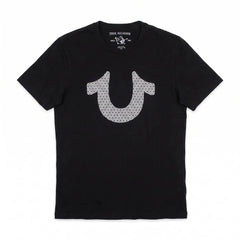 True Religion T-Shirt Chief Keef Schwarz Herren Baumwolle – Vorderansicht