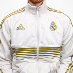 Adida Real Madrid Vintage Trainingsjacke - Farbe: White - Größe: M - VintageR2