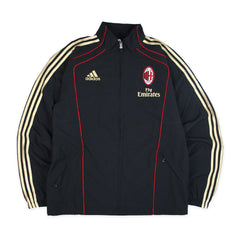 Adidas AC Milan Trackjacket in Schwarz Gold Größe M