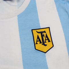 Adidas Argentinien 2013 Vintage Trikot in Hellblau Weiß Größe L