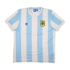 Adidas Argentinien 2013 Vintage Trikot in Hellblau Weiß Größe L
