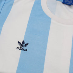 Adidas Argentinien 2013 Vintage Trikot in Hellblau Weiß Größe L