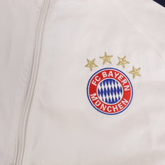 Adidas Bayern Vintage Trainingsjacke in Weiß Größe L