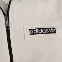 Adidas Beckenbauer Vintage Trackjacket in Weiß Schwarz Größe M