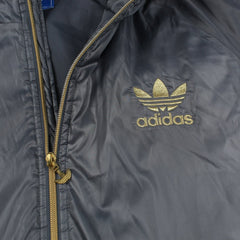 Adidas Chile 62 Winterjacke in Grau Gold Größe L