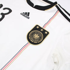 Adidas Deutschland Fußball Trikot Dfb Wm 2010 13 Ballack - Farbe: White - Größe: M - VintageR2