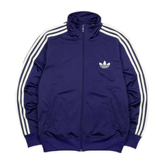 Adidas Firebird Trainingsjacke in Lila Weiß Größe M