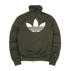 Adidas Firebird Vintage Trackjacket in Oliv Weiß Größe S