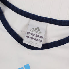 Adidas Marseill RetroTrikot in Weiß Blau Größe M