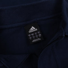 Adidas Marseille Vintage Polo Shirt in Marineblau Größe S