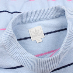 Adidas Originals Vintage Strickpullover - Farbe: LightSkyBlue - Größe: M - VintageR2