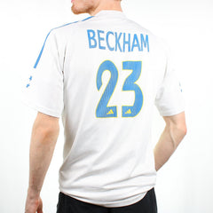 Adidas Real Madrid Vintage Beckham Trikot - Farbe: White - Größe: L - VintageR2