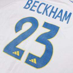 Adidas Real Madrid Vintage Beckham Trikot - Farbe: White - Größe: L - VintageR2