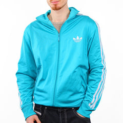 Adidas Retro Firebird Jacke - Farbe: Turquoise - Größe: L - VintageR2