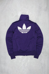 Adidas Retro Firebird Trefoil Jacke - Farbe: Purple - Größe: M - VintageR2